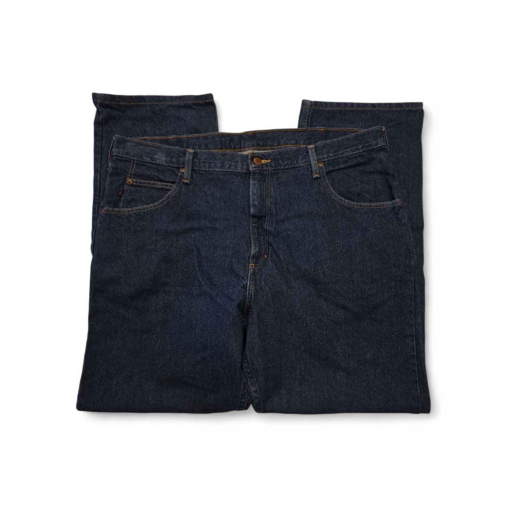 Red Kap Denim Jeans Mens 40x32 Dark Blue 5 Pocket Workwear Stained